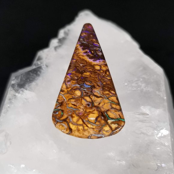 Australian Koroit Opal * boulder opal cab 35.47 x 16.04 x 10.80mm * LKO145L5 - Picture 5 of 13